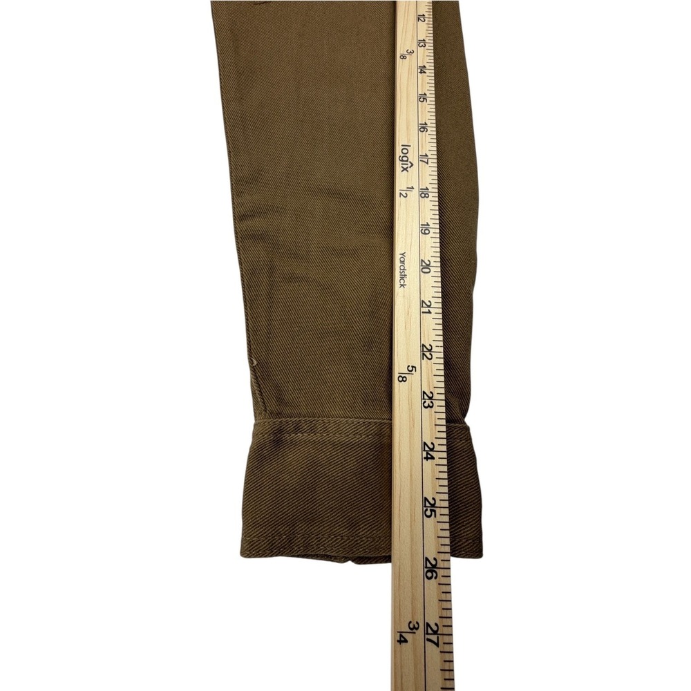 FRYE Barn Shackets Lot of 2 Mens Medium Brown Cotton Corduroy Collar Jackets NEW - Picture 6 of 12